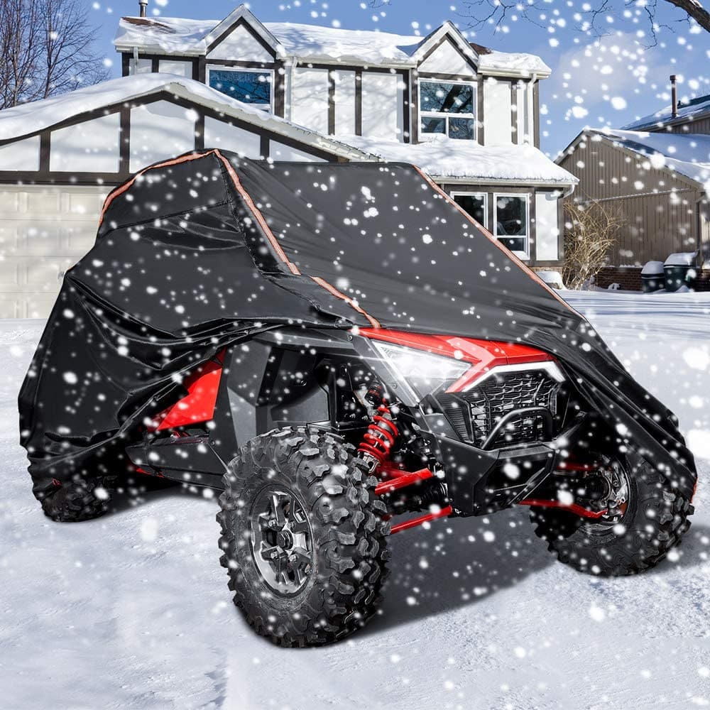 Photo of UTV Cover with Rlective Strip Fit Polaris RZR by Kemimoto - Premium for UTVs / Side by Sides