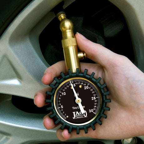 Photo of Elite® Low Pressure Tire Gauge - 30 PSI by JACO - Premium Tire Pressure Gauge for UTVs / Side by Sides