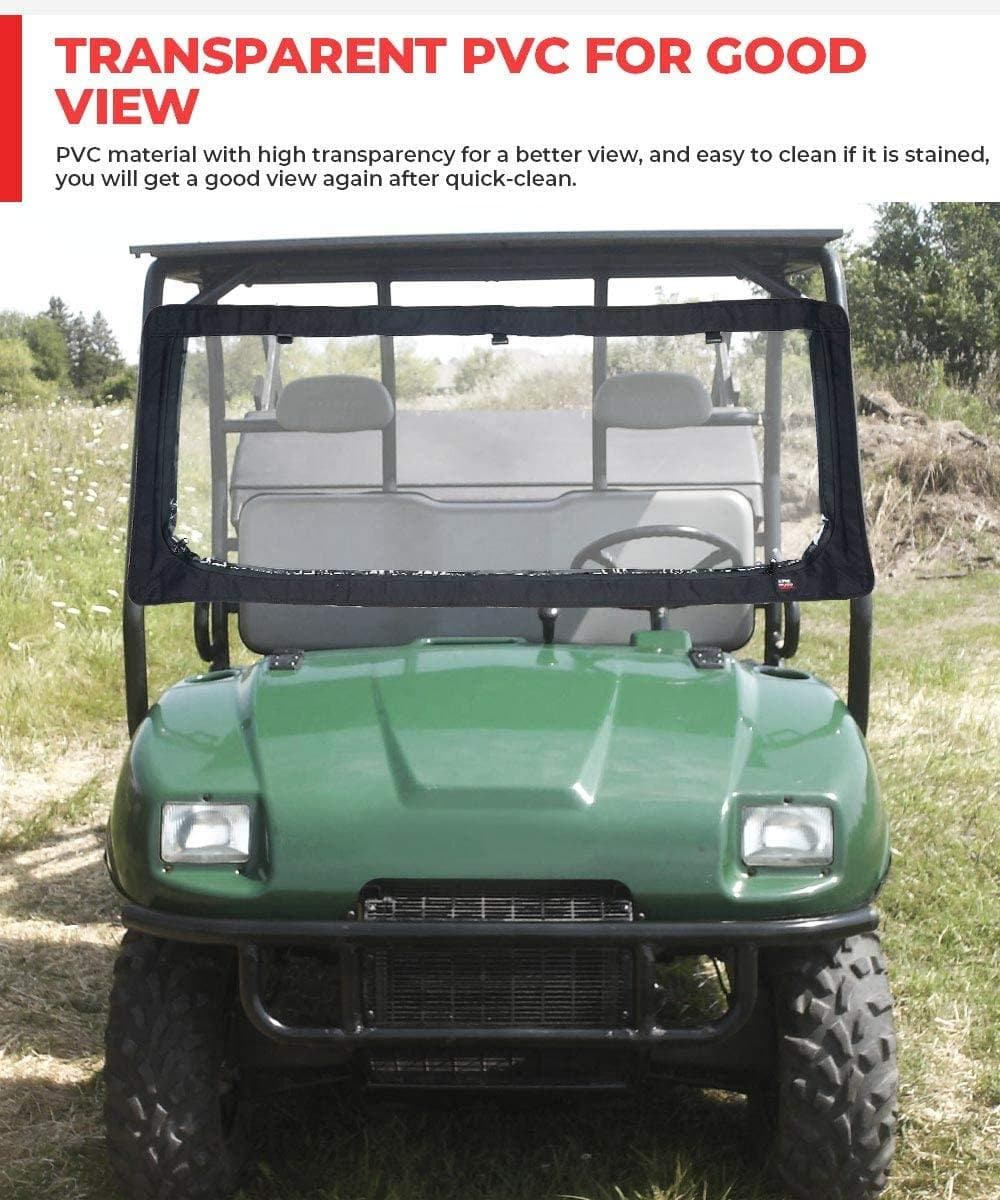 Photo of Clear Full Soft Window for Kawasaki Mule2500/3000/Polaris Ranger by Kemimoto - Premium for UTVs / Side by Sides