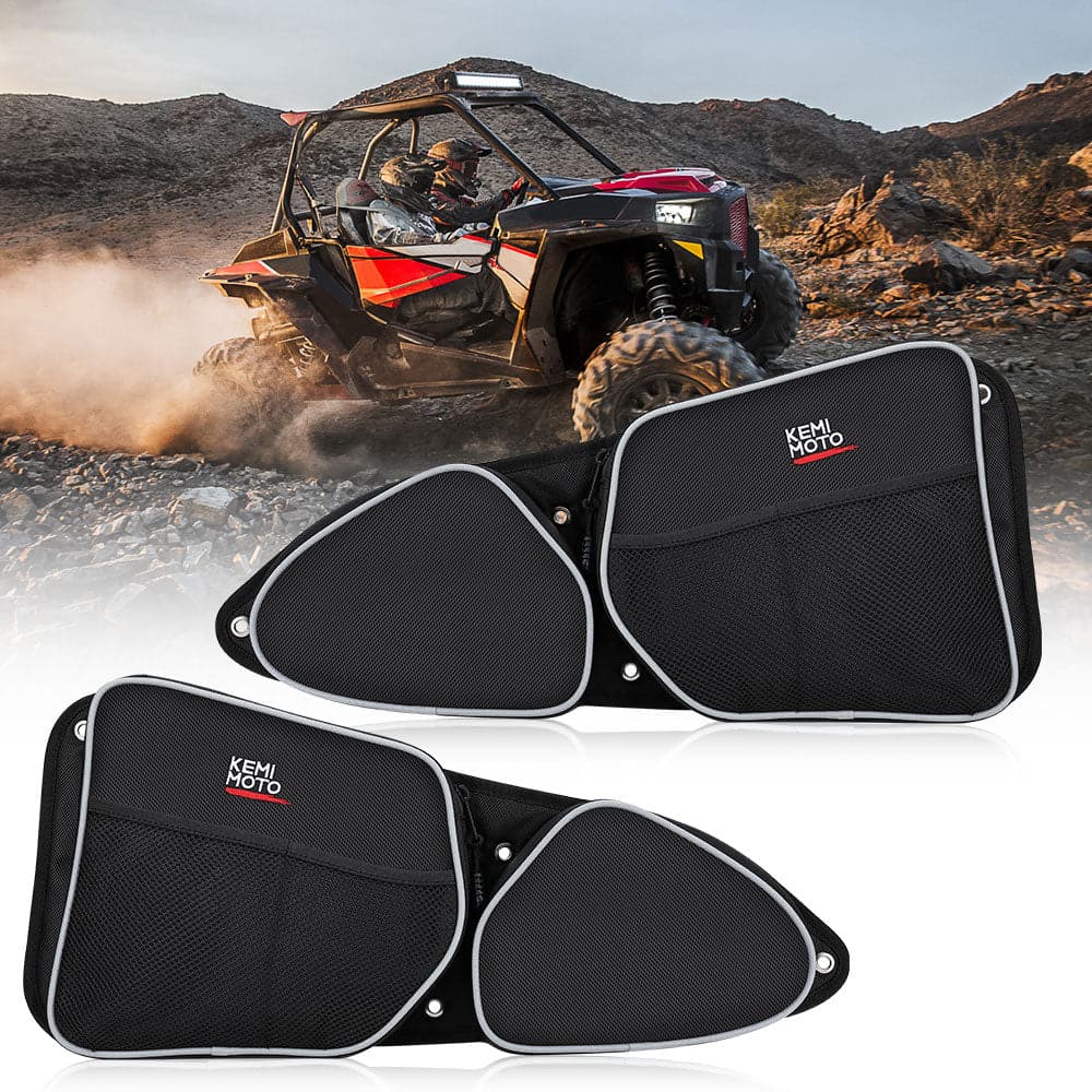 Photo of Side Door Bags for Polaris RZR 1000 XP 4/ Turbo S900 by Kemimoto - Premium for UTVs / Side by Sides