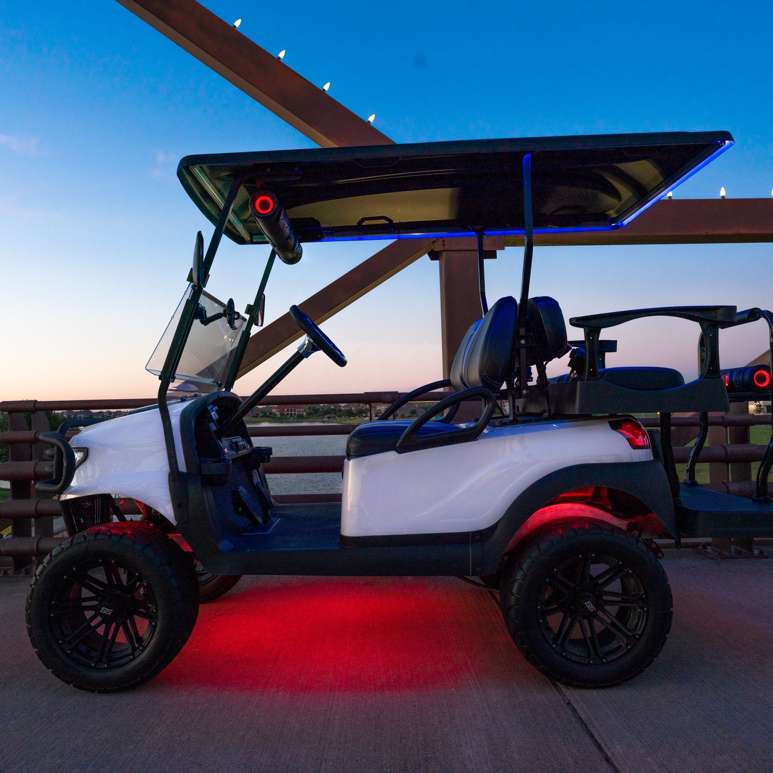 Photo of POWERSPORTS Extreme Strips - 2/4 Seat Cart + LED Controller by ECOXGEAR - Premium for UTVs / Side by Sides