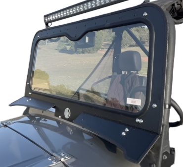 Photo of MAHINDRA ROXOR FRONT WINDSHIELD 2018+ by Dirt Warrior Accessories - Premium Windshields for UTVs / Side by Sides