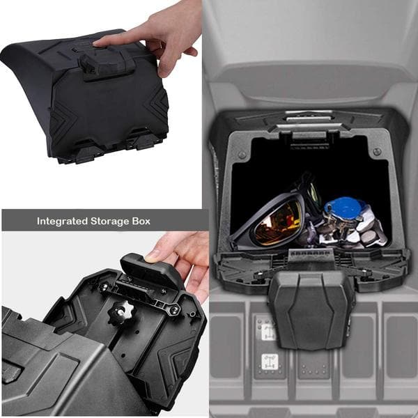 Photo of Lower Doors Panels Kit & Tablet Holder For Can-Am Maverick X3 MAX by Kemimoto - Premium for UTVs / Side by Sides