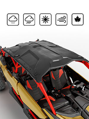 Photo of Kemimoto Front Bumpers & 4 pcs Hard Roof For Can-Am Maverick X3 MAX by Kemimoto - Premium for UTVs / Side by Sides