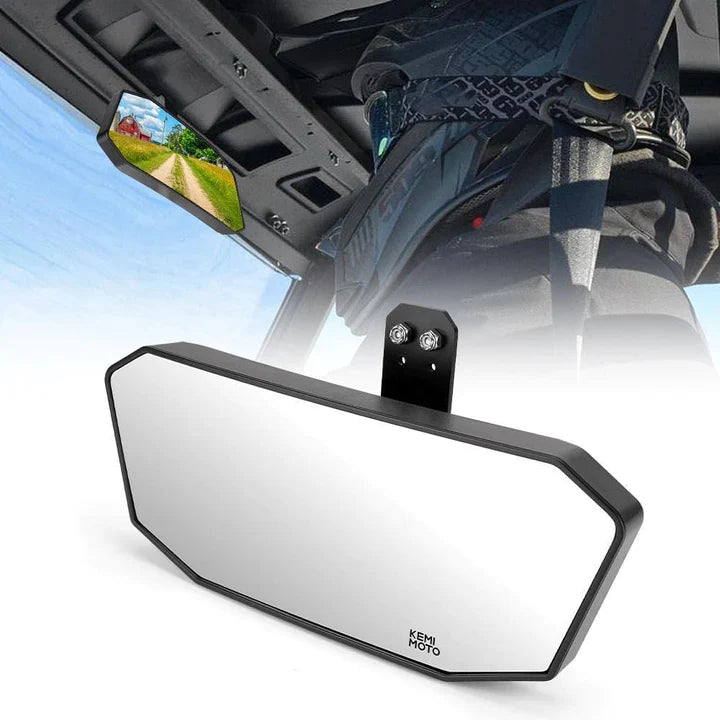Photo of Upgraded Rear View Mirror & Rear View Mirror for Polaris Ranger by Kemimoto - Premium for UTVs / Side by Sides