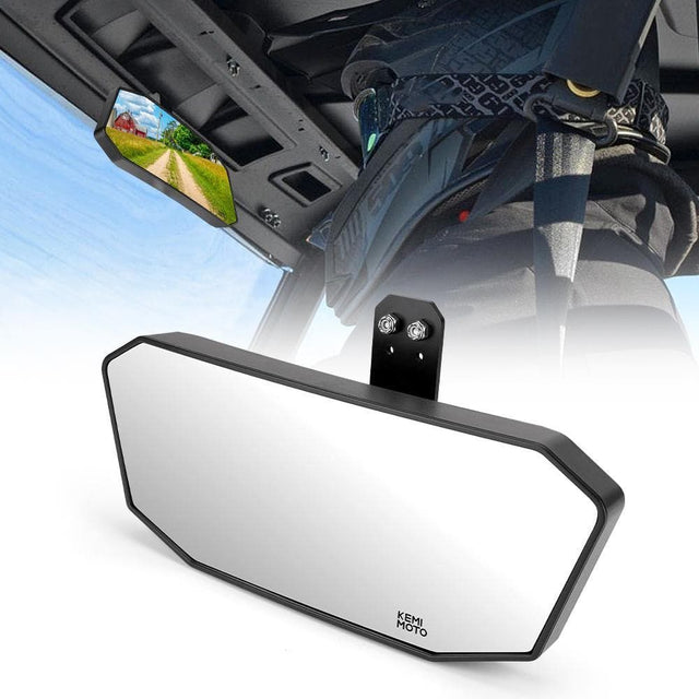 Photo of Upgraded Rear View Mirror for Polaris Ranger 500/570/900/1000 Crew XP by Kemimoto - Premium for UTVs / Side by Sides