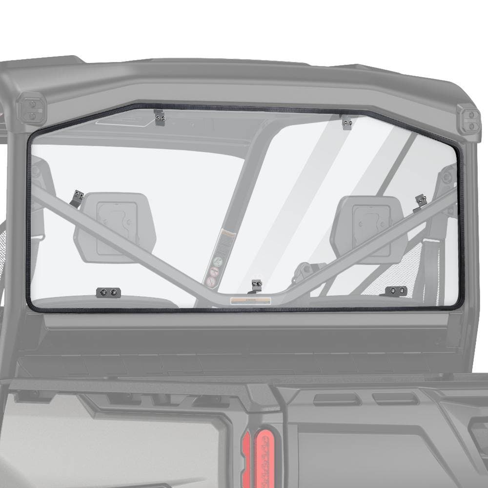 Photo of Rear Windshield for Can Am Defender HD 5/8/ 10/ MAX by Kemimoto - Premium for UTVs / Side by Sides