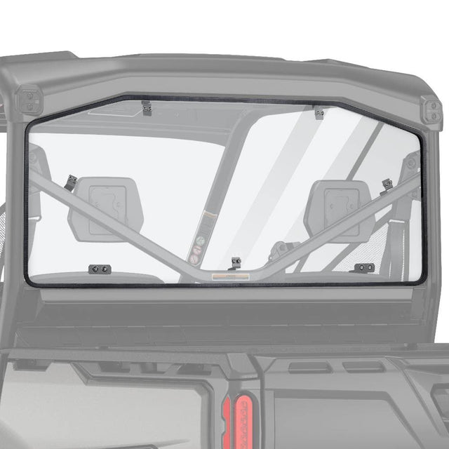 Photo of Rear Windshield for Can Am Defender HD 5/8/ 10/ MAX by Kemimoto - Premium for UTVs / Side by Sides
