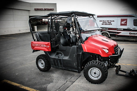 Photo of Honda Big Red Backseat and Roll Cage Kit (2009-2013) by UTV Mountain Accessories - Premium Roll Cages for UTVs / Side by Sides