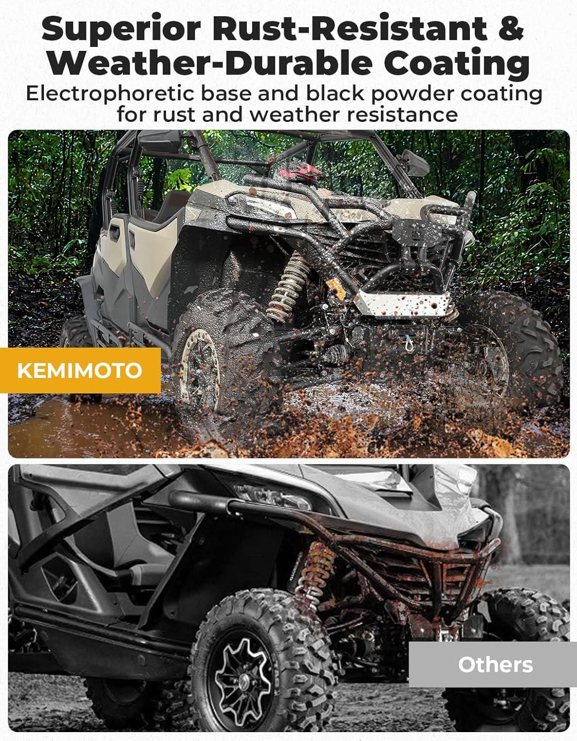 Photo of Kemimoto Front Bumper for CFMOTO ZForce 950 Sport | 950 Trail | 800 Trail 2023+ by Kemimoto - Premium for UTVs / Side by Sides