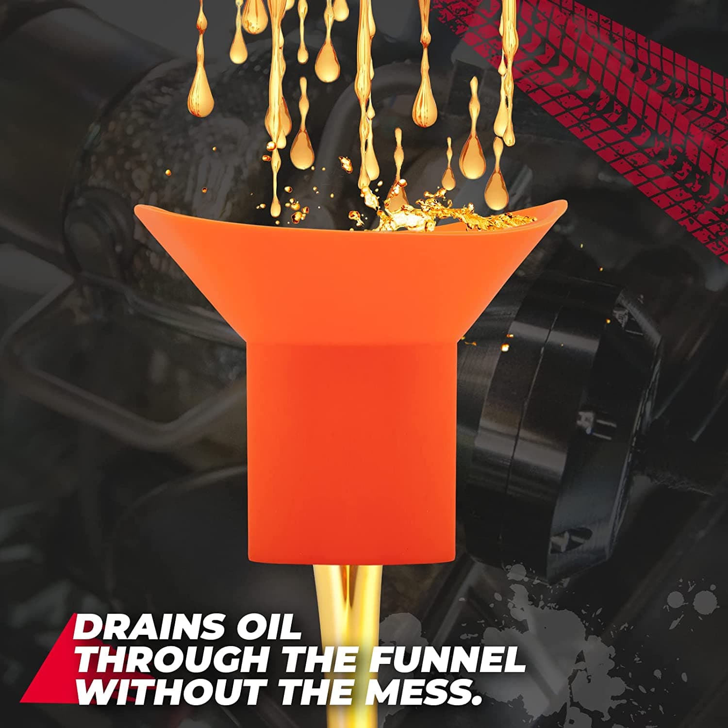 Photo of Oil Funnel For Can-am Maverick X3 Defender by Kemimoto - Premium for UTVs / Side by Sides