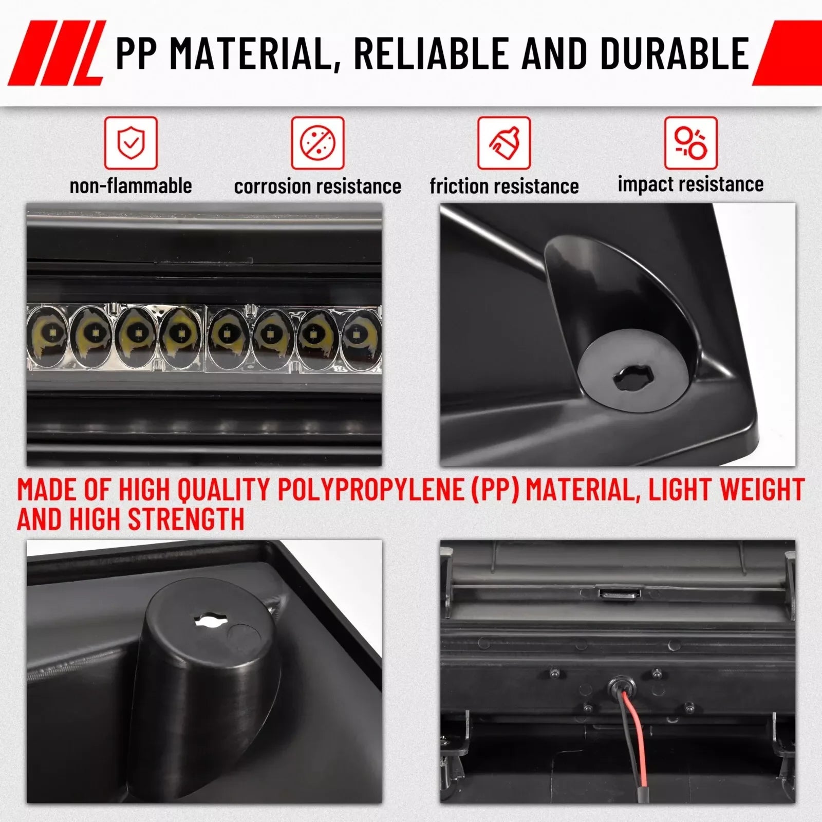 Photo of UTV Hood Scoop with Light for Kawasaki Mule Pro FXT DXT DX FX by Kemimoto - Premium for UTVs / Side by Sides