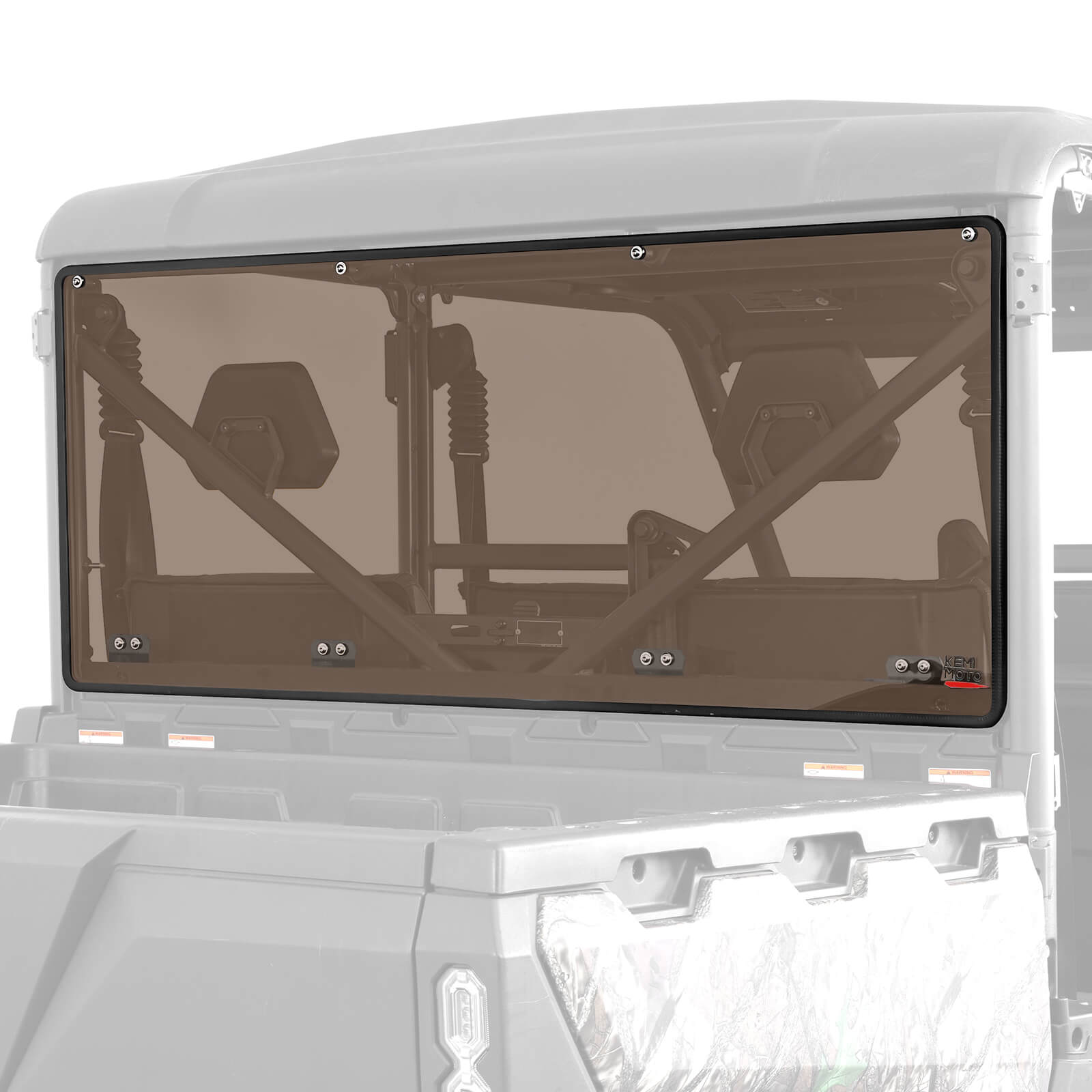 Photo of Tinted Rear Windshield UV-Resistant for CFMOTO UFORCE 1000/1000XL by Kemimoto - Premium for UTVs / Side by Sides