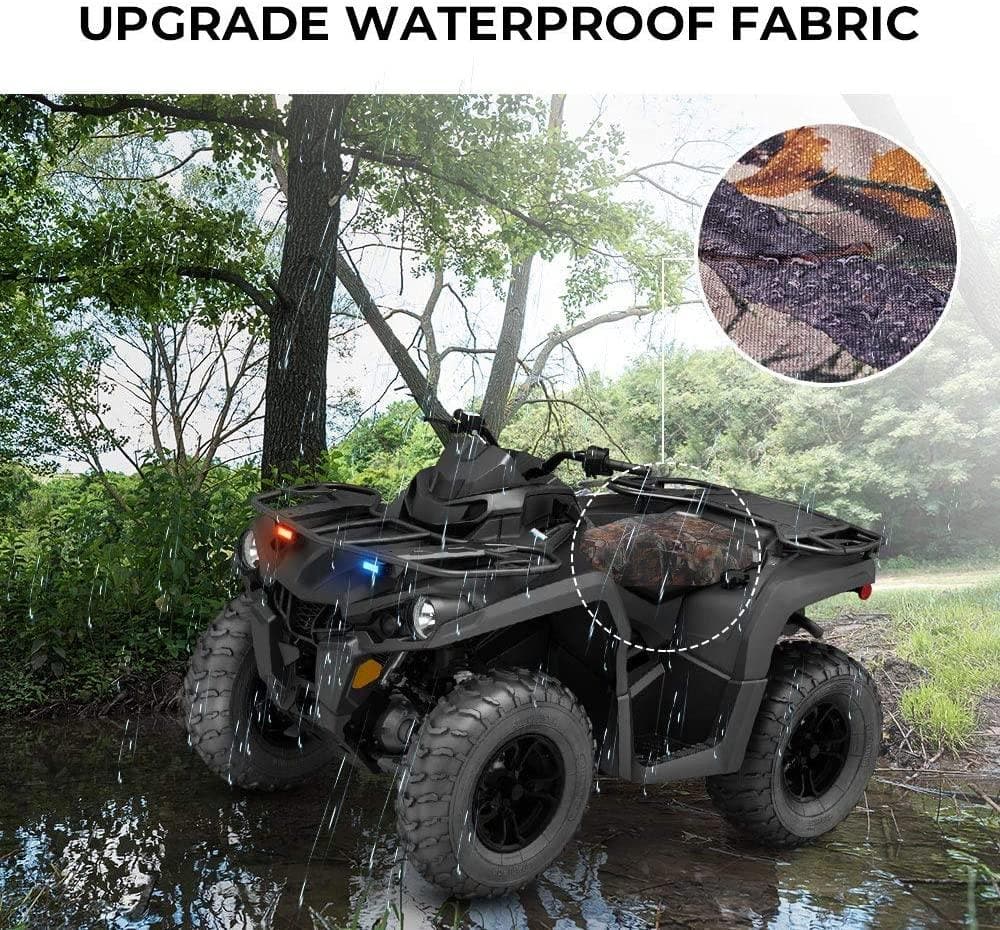 Waterproof  ATV Seat Covers Fit Sportsman, Grizzly, Foreman, kfx