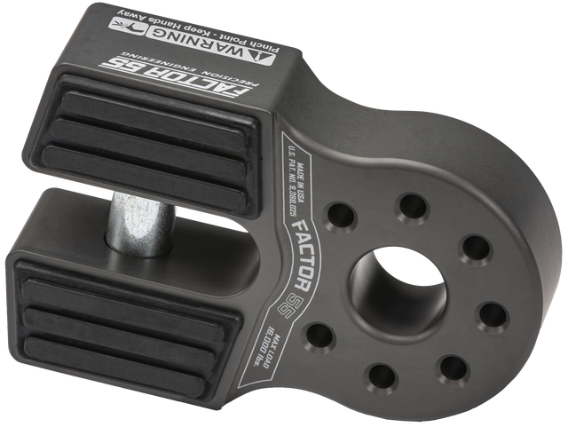 Photo of FLATLINK XTV WINCH SHACKLE GREY by FACTOR 55 - Premium Winch for UTVs / Side by Sides