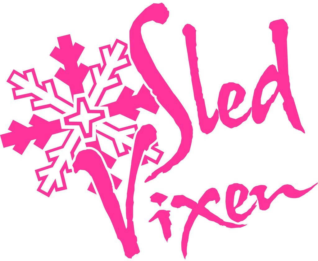 Photo of Sled Vixen Logo Decals by OFF-ROAD VIXENS CLOTHING CO. - Premium Apparel & Accessories for UTVs / Side by Sides