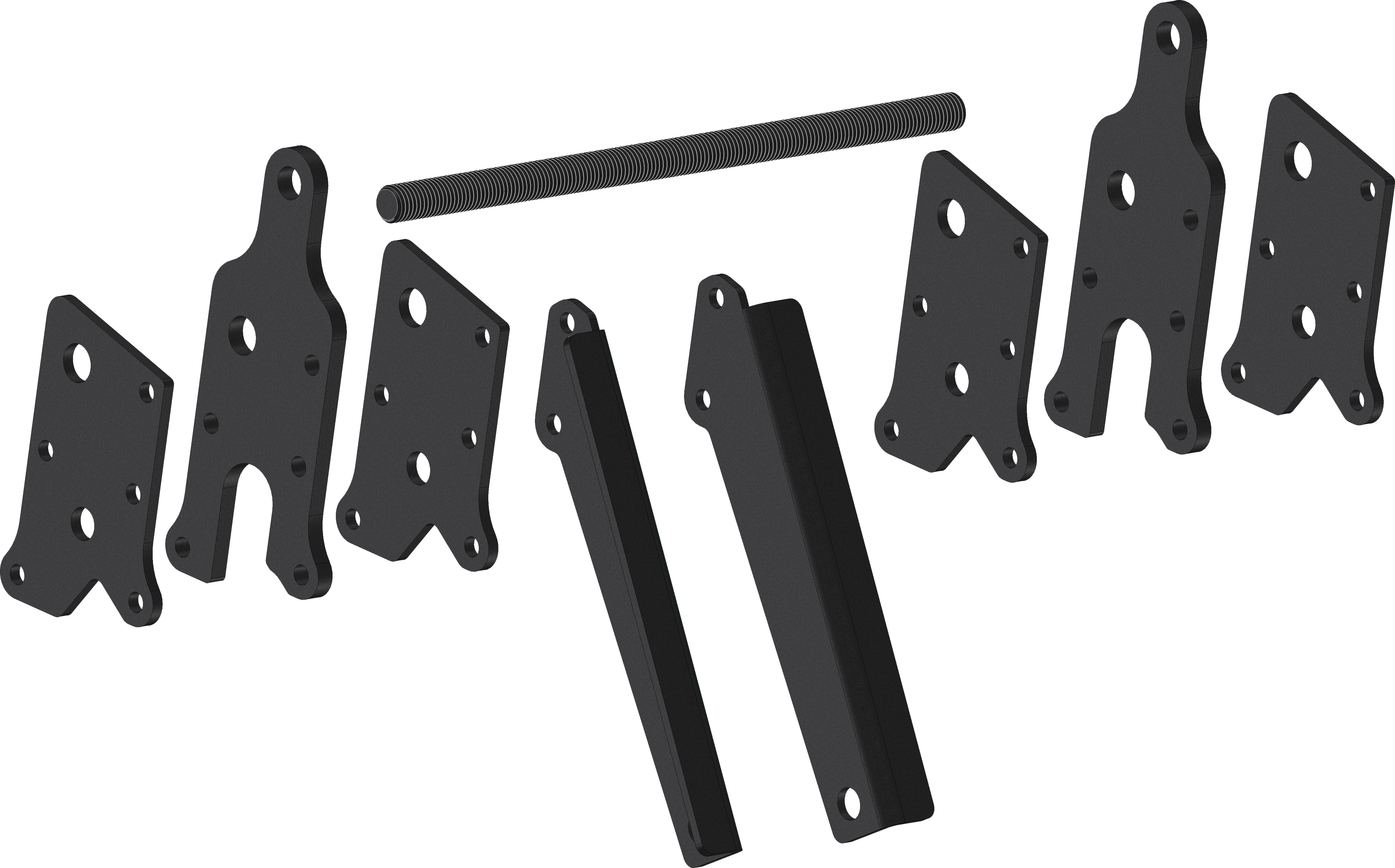 Photo of KFI UTV PLOW LIFT KIT 6" by KFI - Premium Snow Plows & Mounts for UTVs / Side by Sides