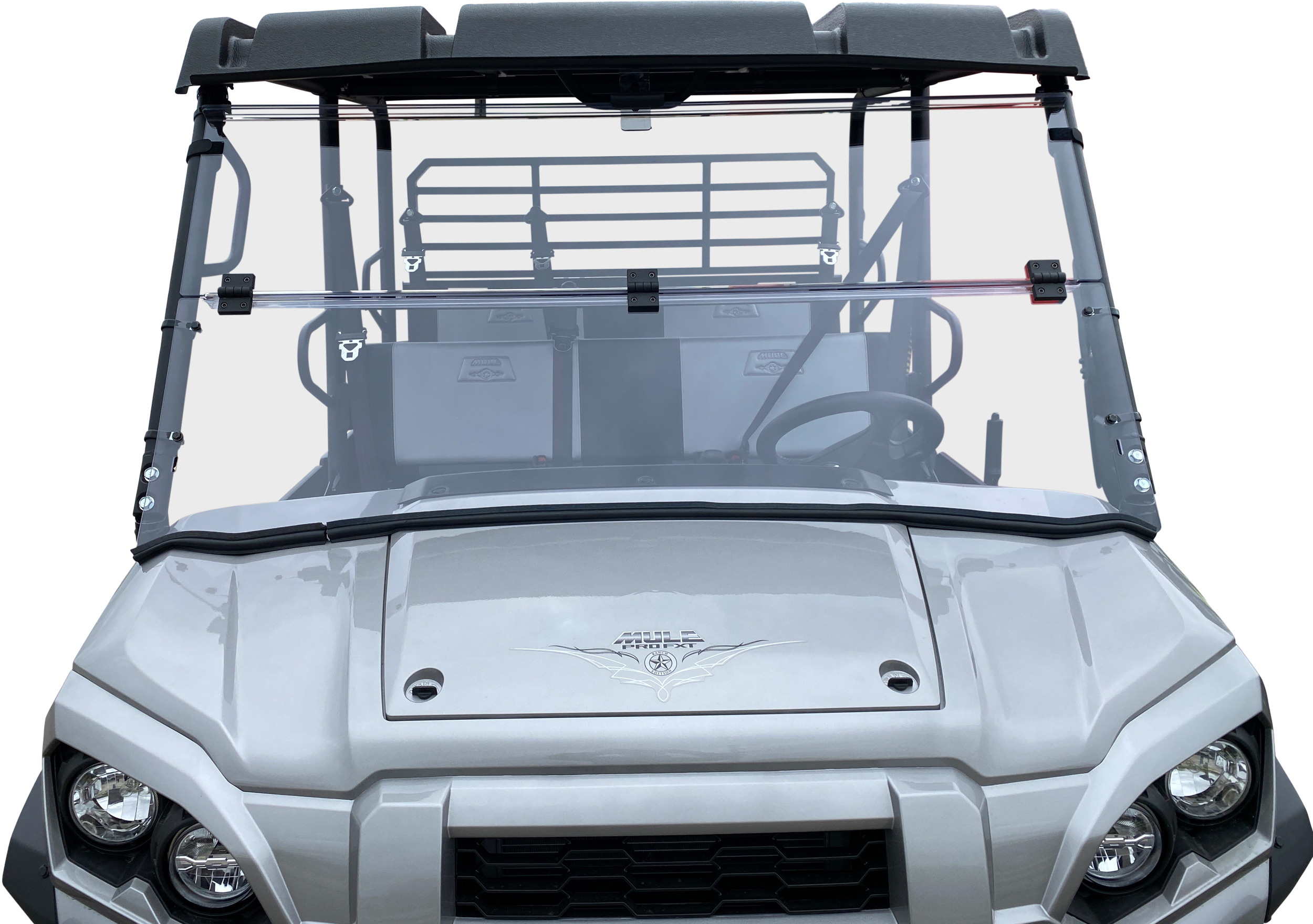 Photo of Folding Windshield for Honda Talon 1000X 1000R and Polaris Ranger 570 600 700 900 by OPEN TRAIL - Premium Windshield/Windscreen for UTVs / Side by Sides