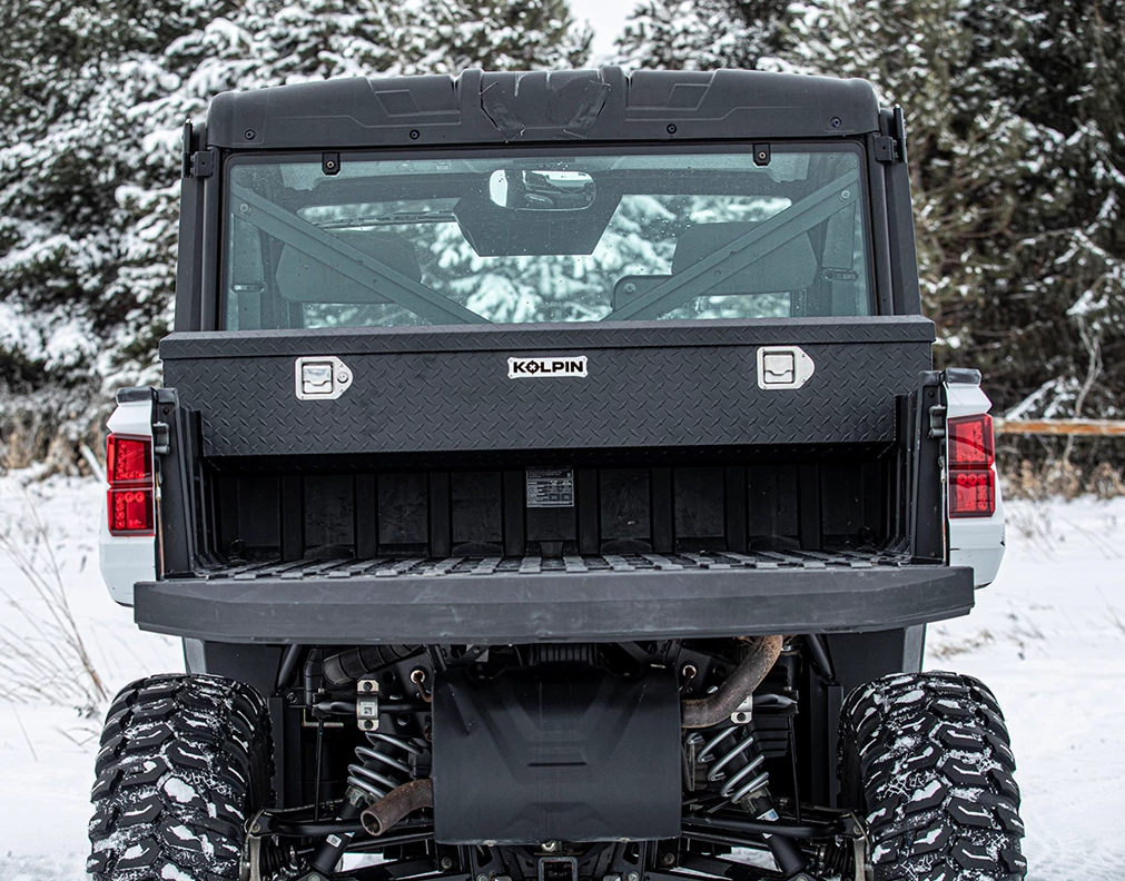 Photo of UTV METAL BED BOX by KOLPIN - Premium Storage for UTVs / Side by Sides