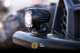 HEXCORE Universal 2" LED Pod Lights, Driving Beam Amber & White (Pair) | STL2PDL
