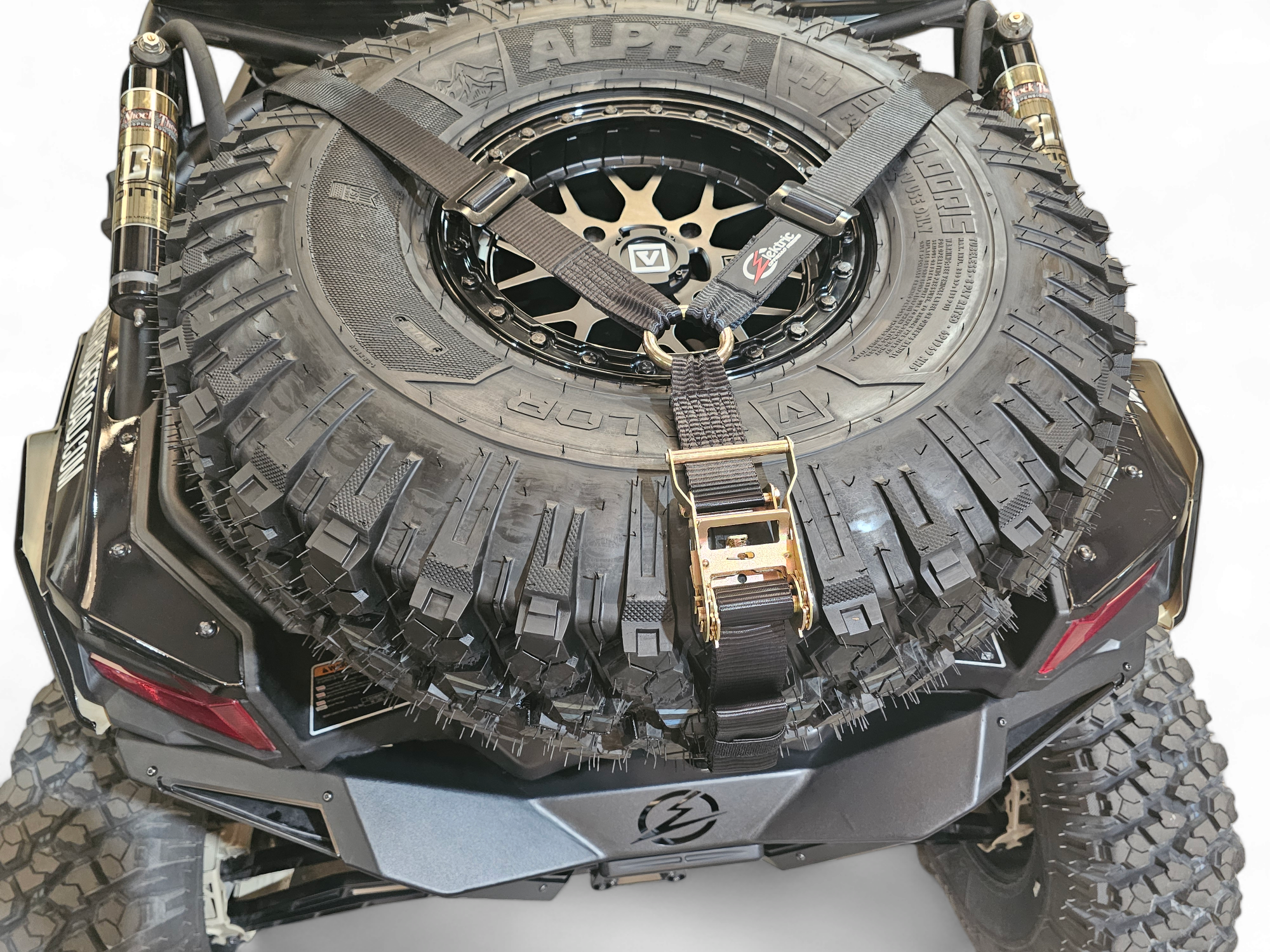 Photo of EOD Tire Y Strap by Elektric Offroad - Premium Tow Straps & Ropes for UTVs / Side by Sides