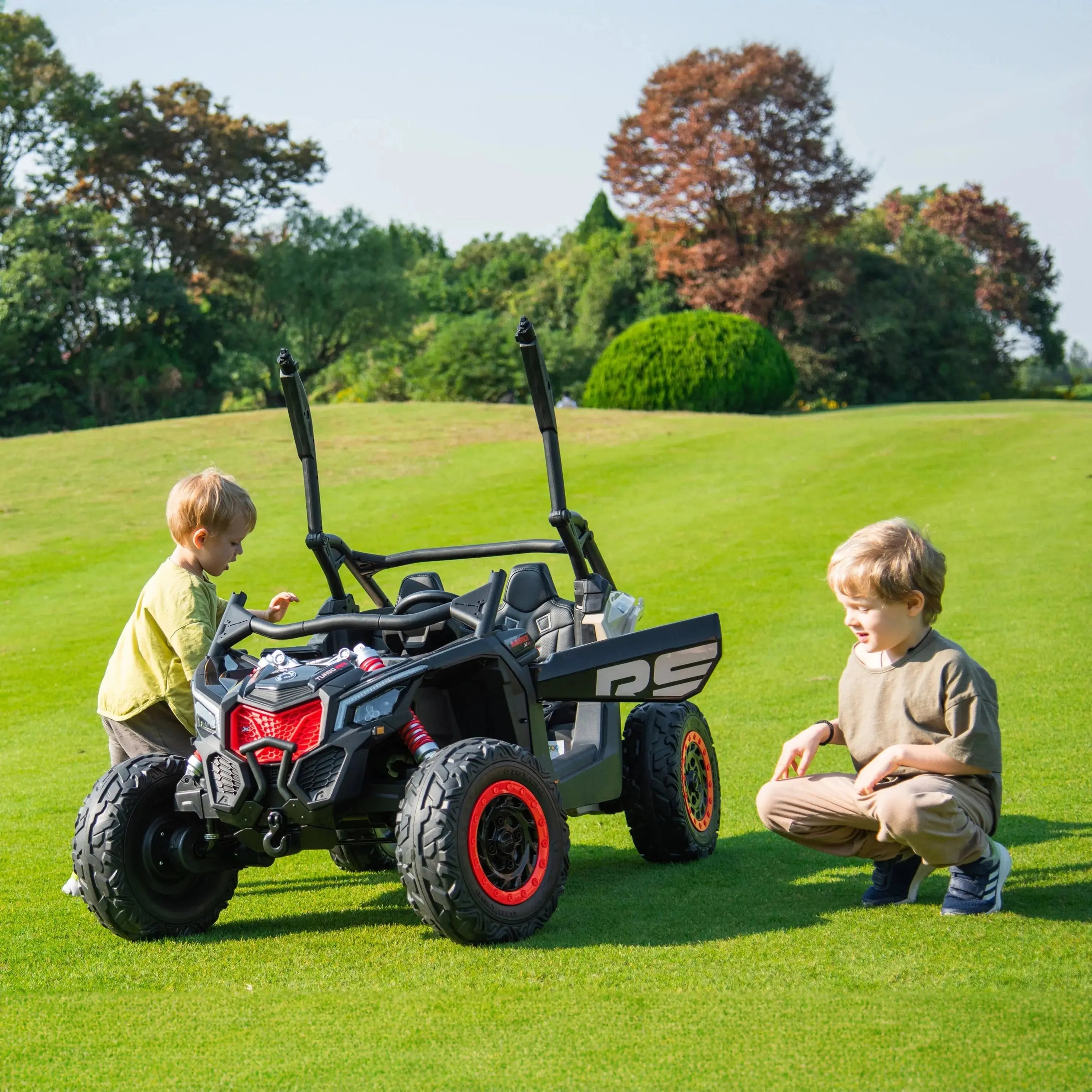 Photo of 2x24V 4x4 Can-Am Maverick 2 Seater Ride on UTV for Kids by Freddo Toys - Premium Electric Kids Cars for UTVs / Side by Sides
