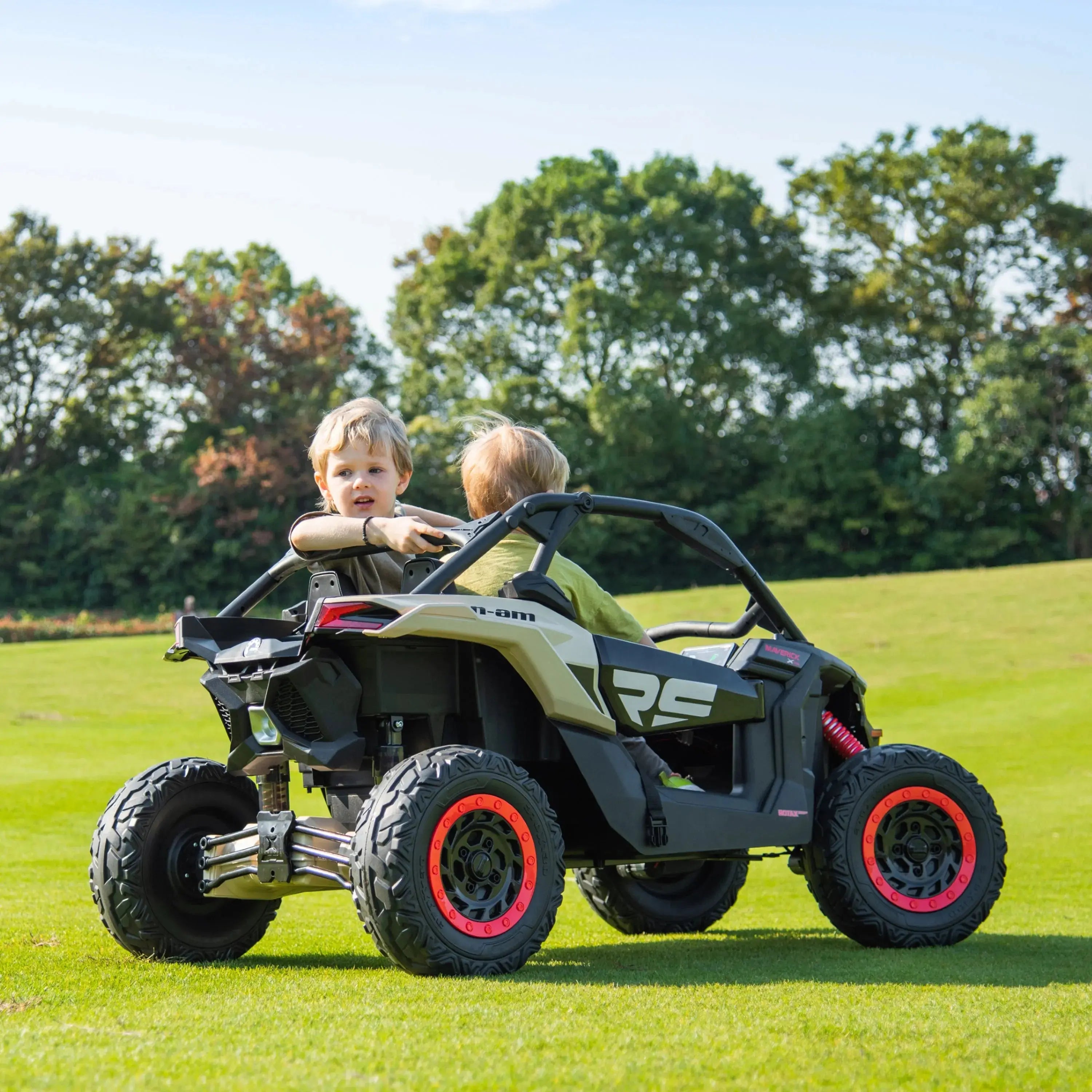 Photo of 2x24V 4x4 Can-Am Maverick 2 Seater Ride on UTV for Kids by Freddo Toys - Premium Electric Kids Cars for UTVs / Side by Sides