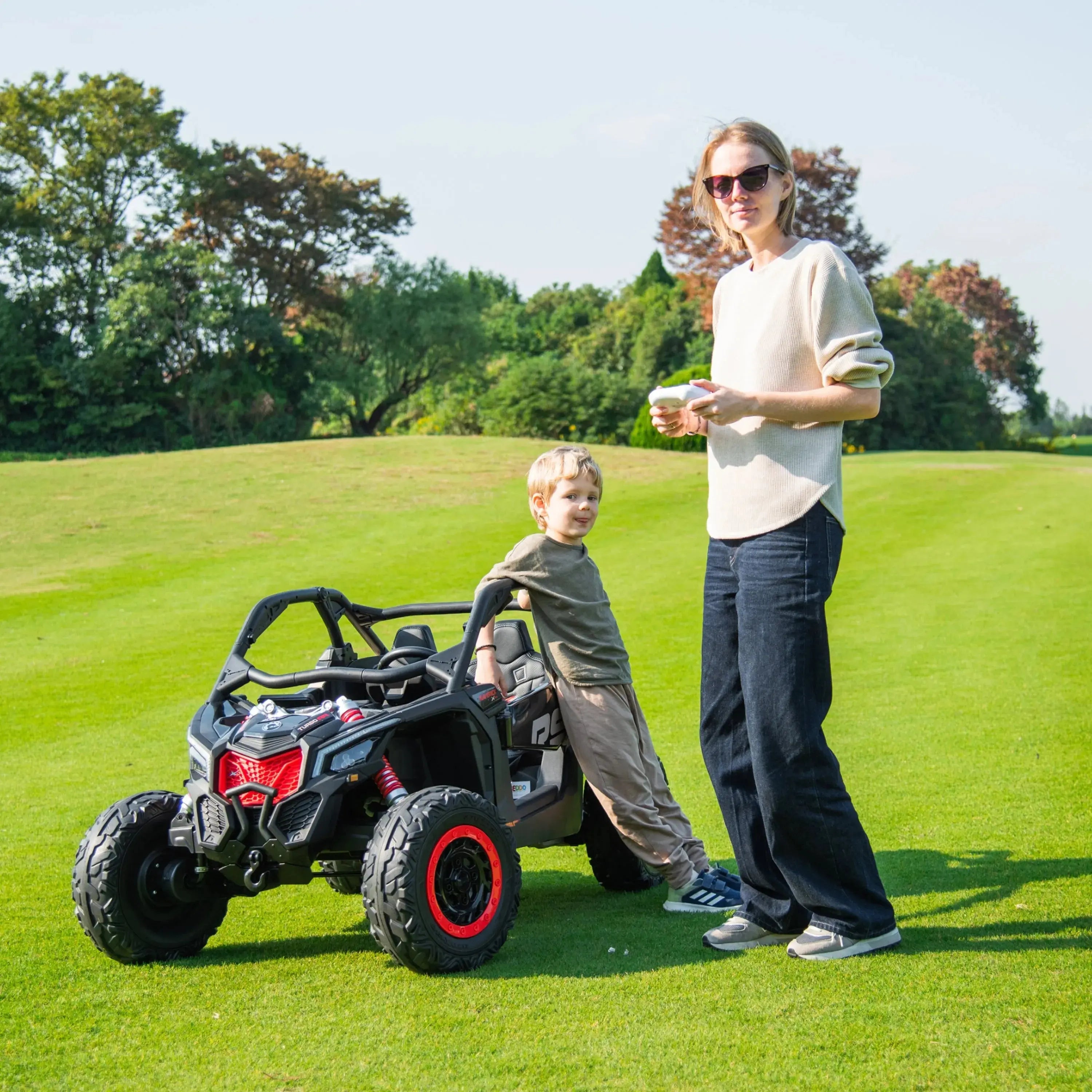 Photo of 2x24V 4x4 Can-Am Maverick 2 Seater Ride on UTV for Kids by Freddo Toys - Premium Electric Kids Cars for UTVs / Side by Sides