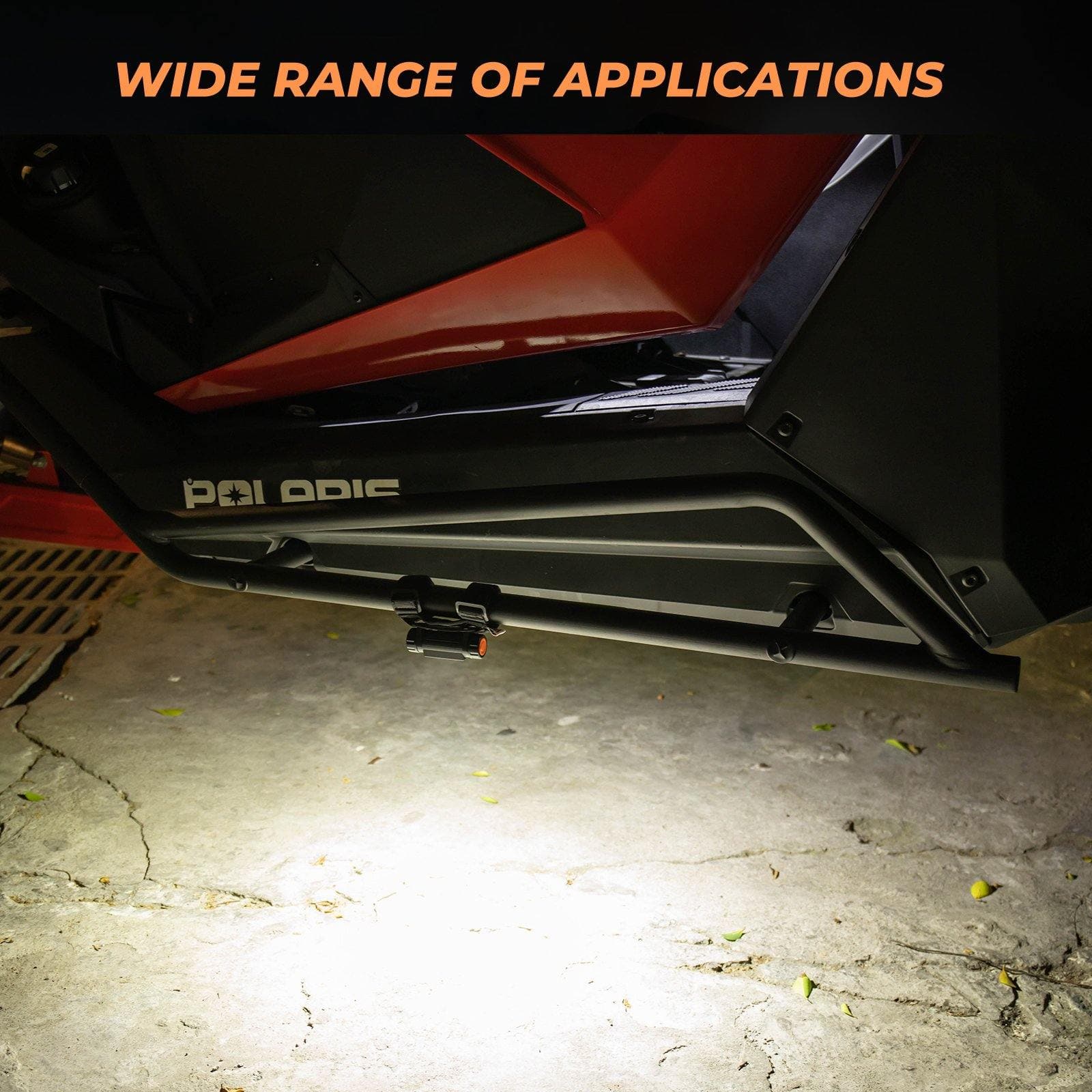Photo of UTV Universal Interior Lights for 1.25-2" Roll bar by Kemimoto - Premium for UTVs / Side by Sides