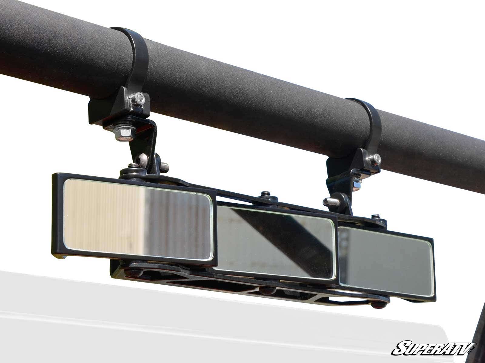 Photo of SuperATV 3 Panel Rear View Mirror with 1.75" Clamps by SuperATV - Premium Mirrors for UTVs / Side by Sides