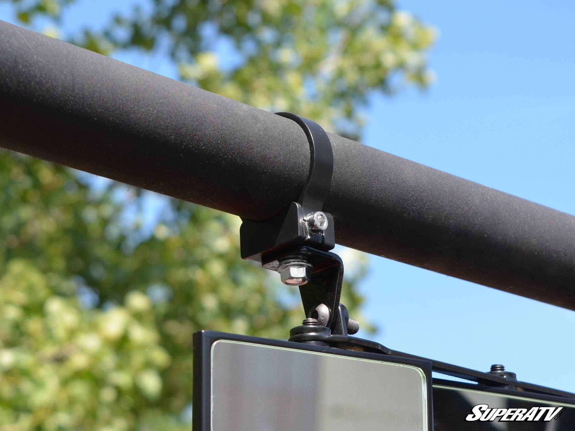Photo of SuperATV 3 Panel Rear View Mirror with 1.75" Clamps by SuperATV - Premium Mirrors for UTVs / Side by Sides