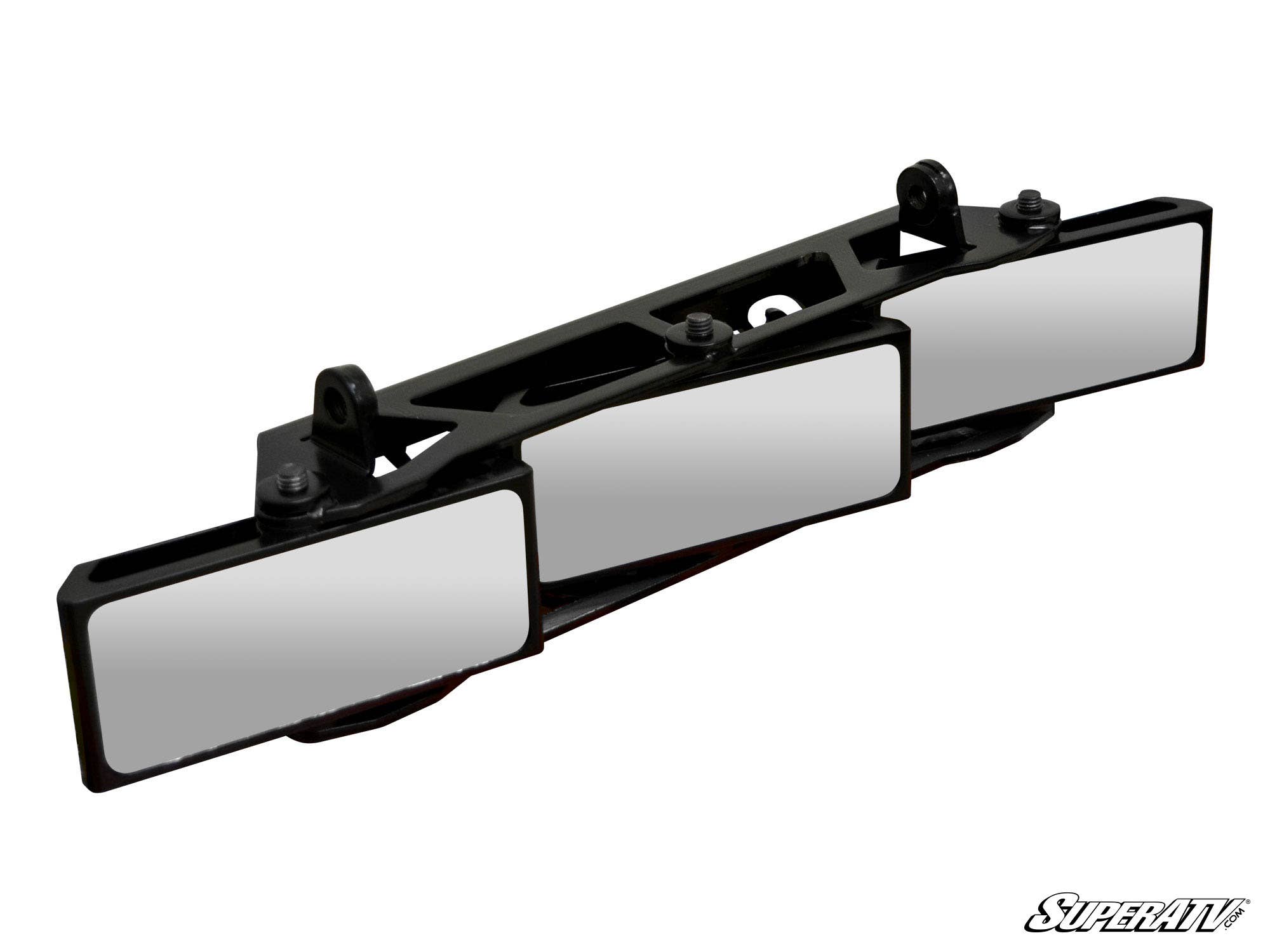 Photo of SuperATV 3 Panel Rear View Mirror with 1.75" Clamps by SuperATV - Premium Mirrors for UTVs / Side by Sides