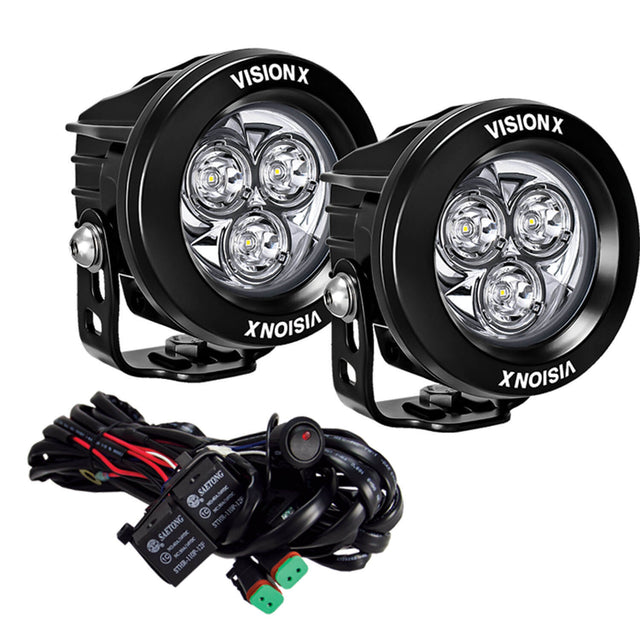 Photo of 3.7" CG2 Multi LED Light Cannon Kit by Vision X Off-Road - Premium LED Driving Light for UTVs / Side by Sides