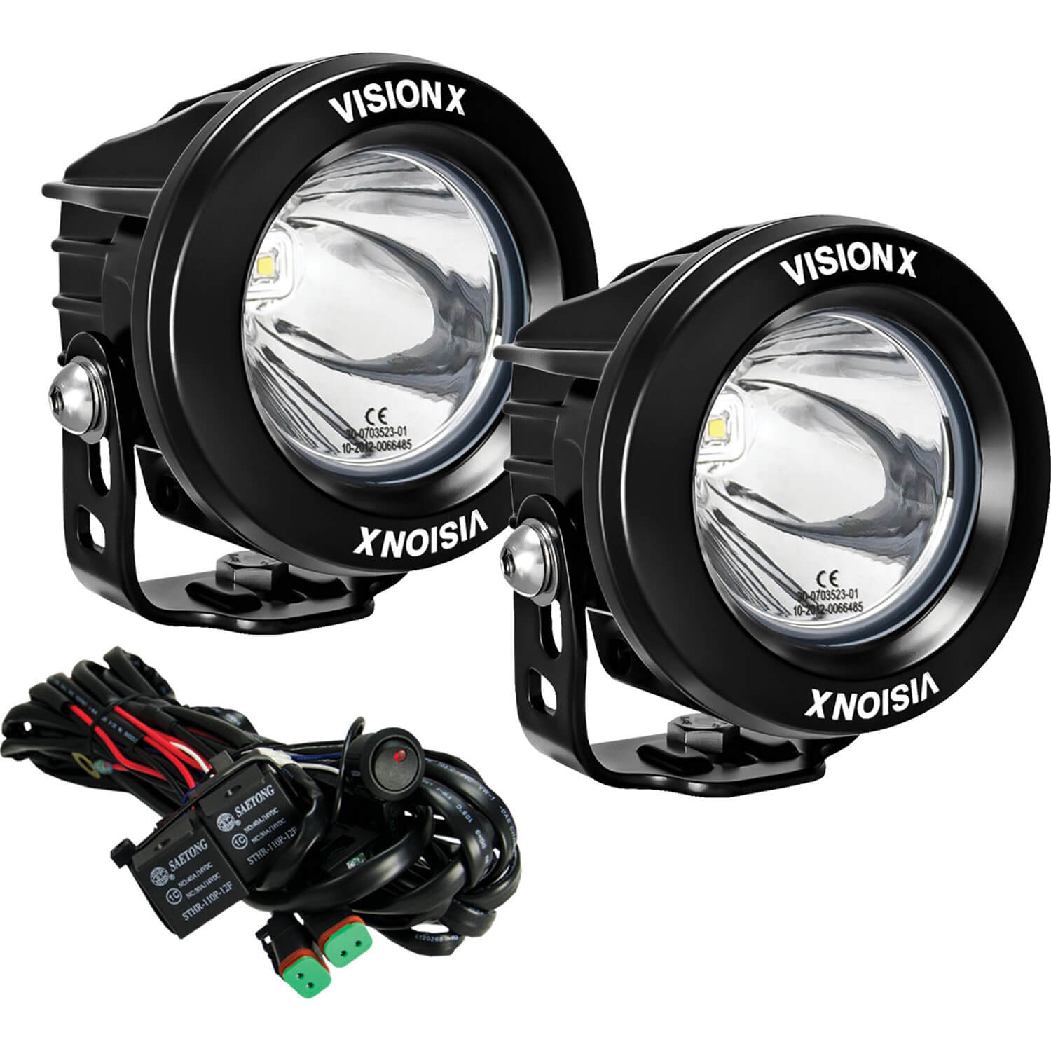 Photo of 3.7" CG2 Single LED Light Cannon Kit by Vision X Off-Road - Premium LED Driving Light for UTVs / Side by Sides