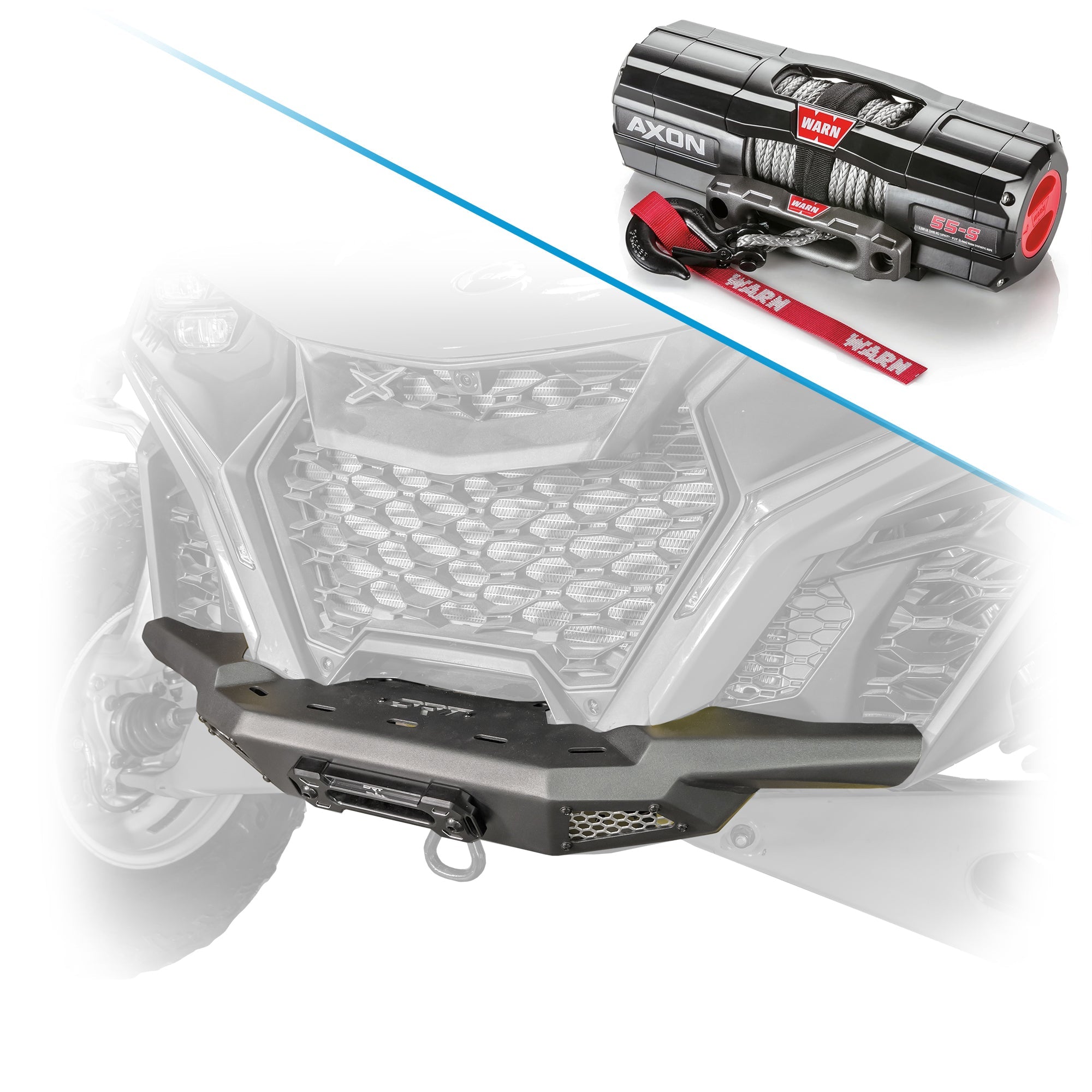 2024+ Can-Am Maverick R Front Winch Bumper | DRT Motorsports