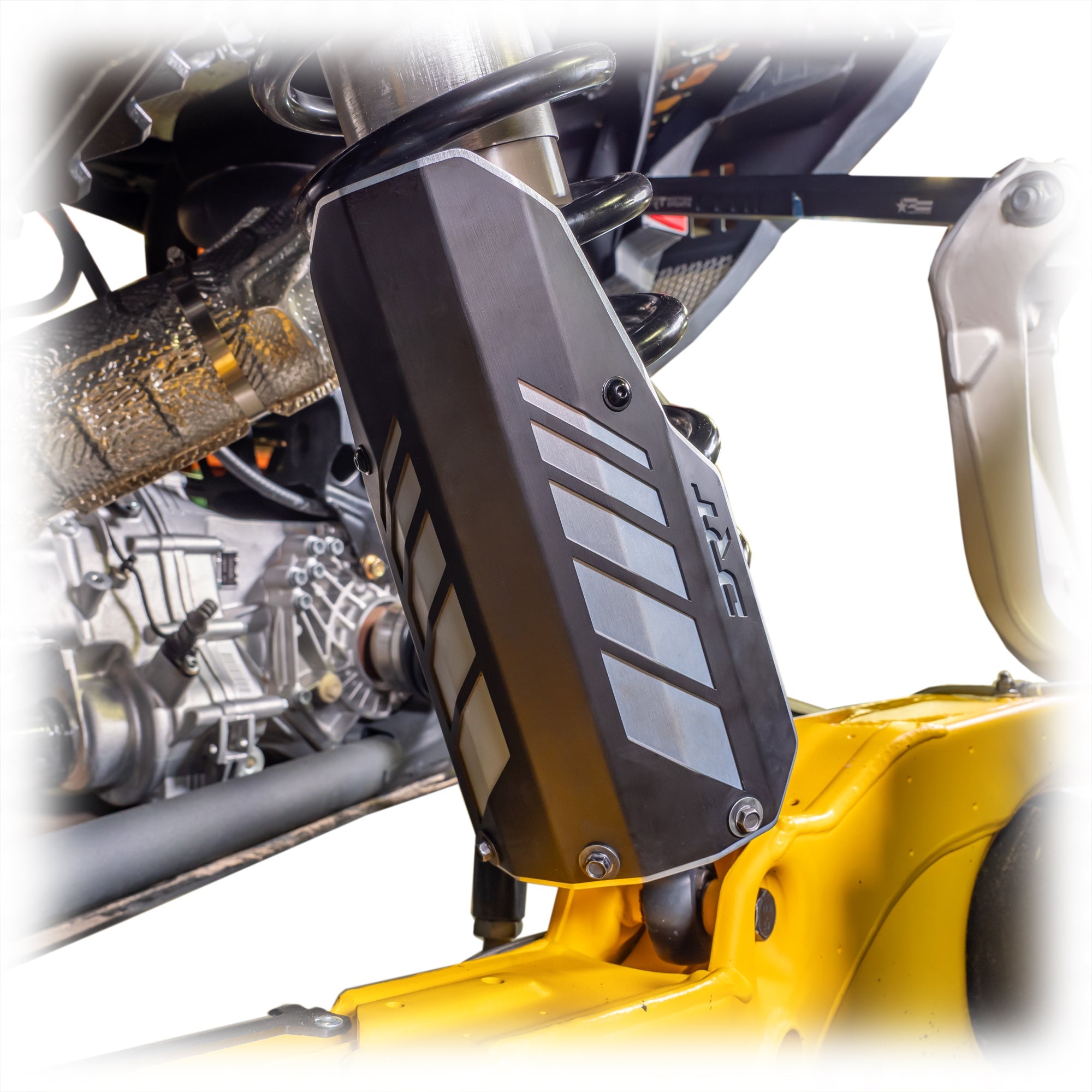 Can-Am 2017+ Maverick X3/R Rear Aluminum Shock Guards - Protects Shafts + Durable Aluminum (2024+)