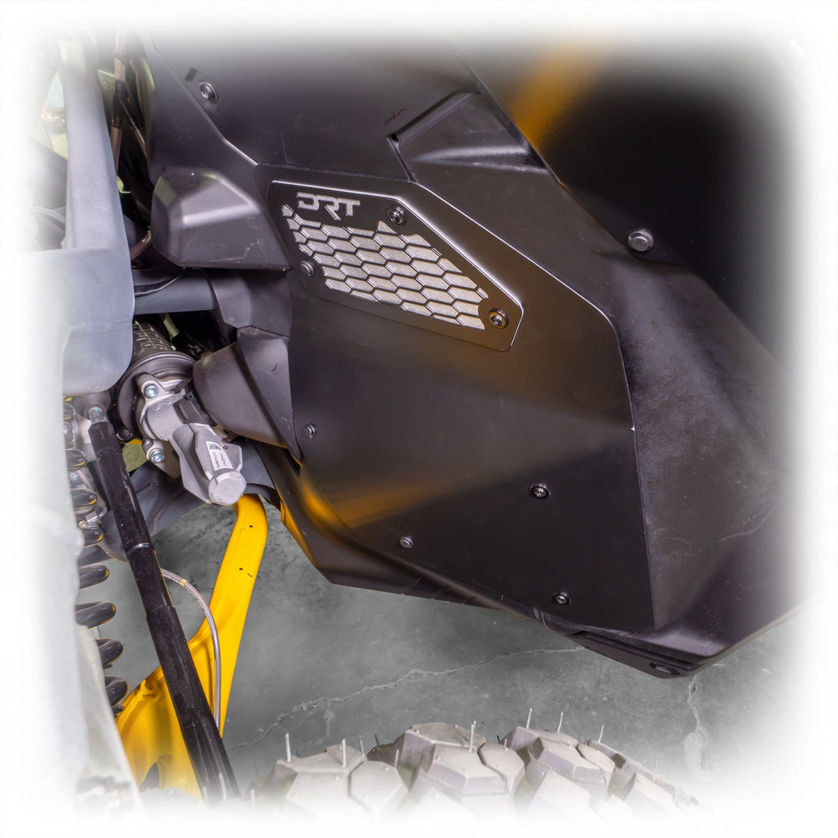 Can Am Maverick R Front Aluminum Rock Guard Kit