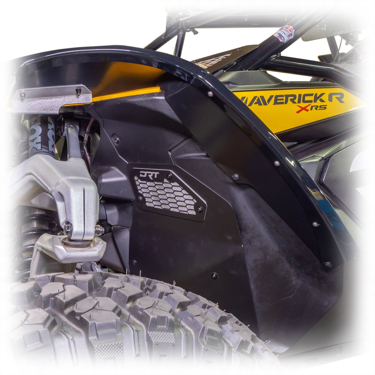 Can Am Maverick R Front Aluminum Rock Guard Kit