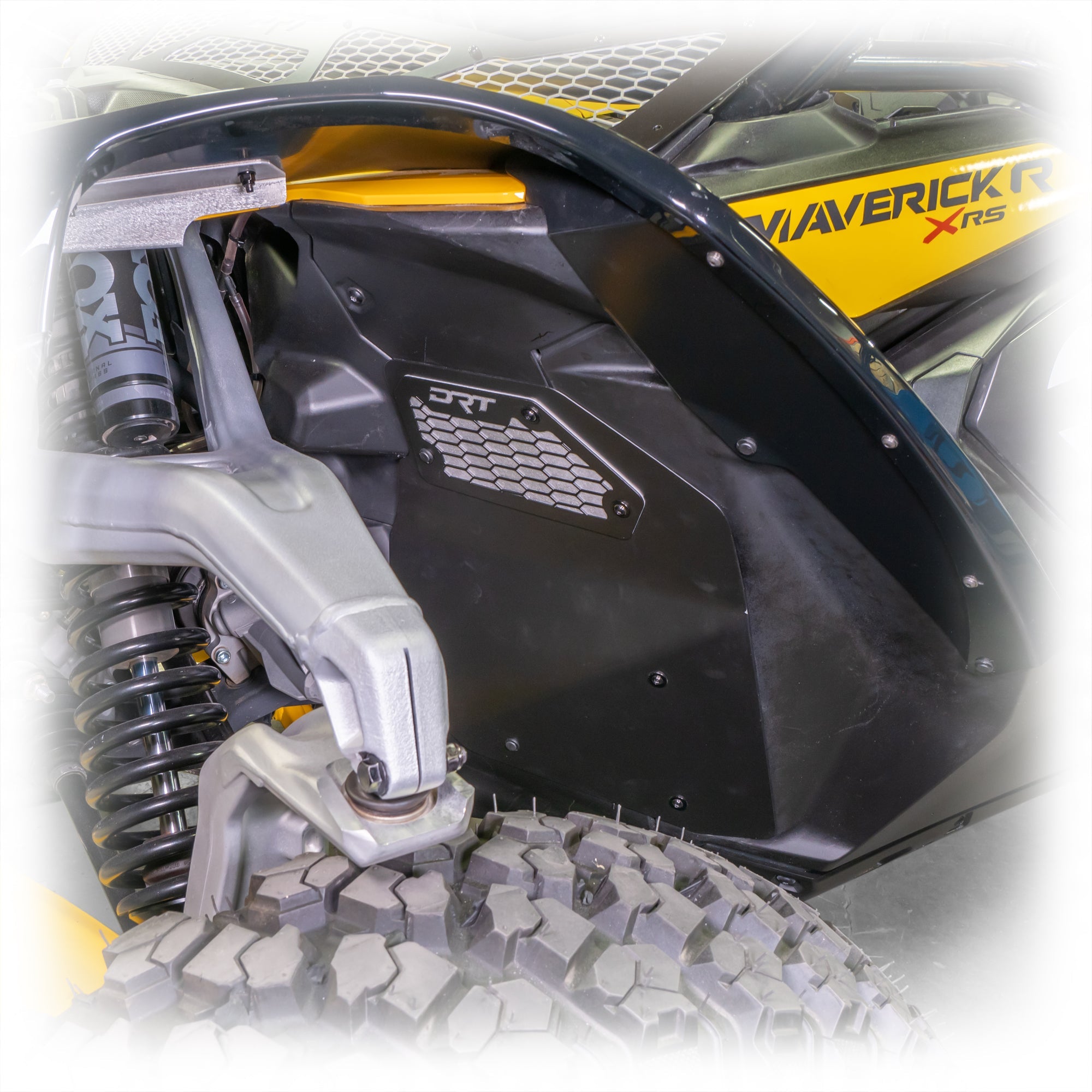 Can-Am Maverick R Front Aluminum Rock Guard Kit - Protects from debris + Customizable (2024+)