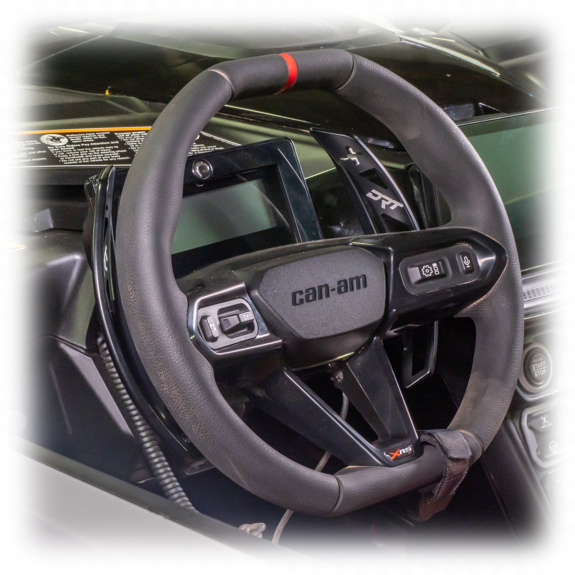 Photo of Can-Am 2024+ Maverick R Billet Paddle Shifters by DRT Motorsports - Premium for UTVs / Side by Sides