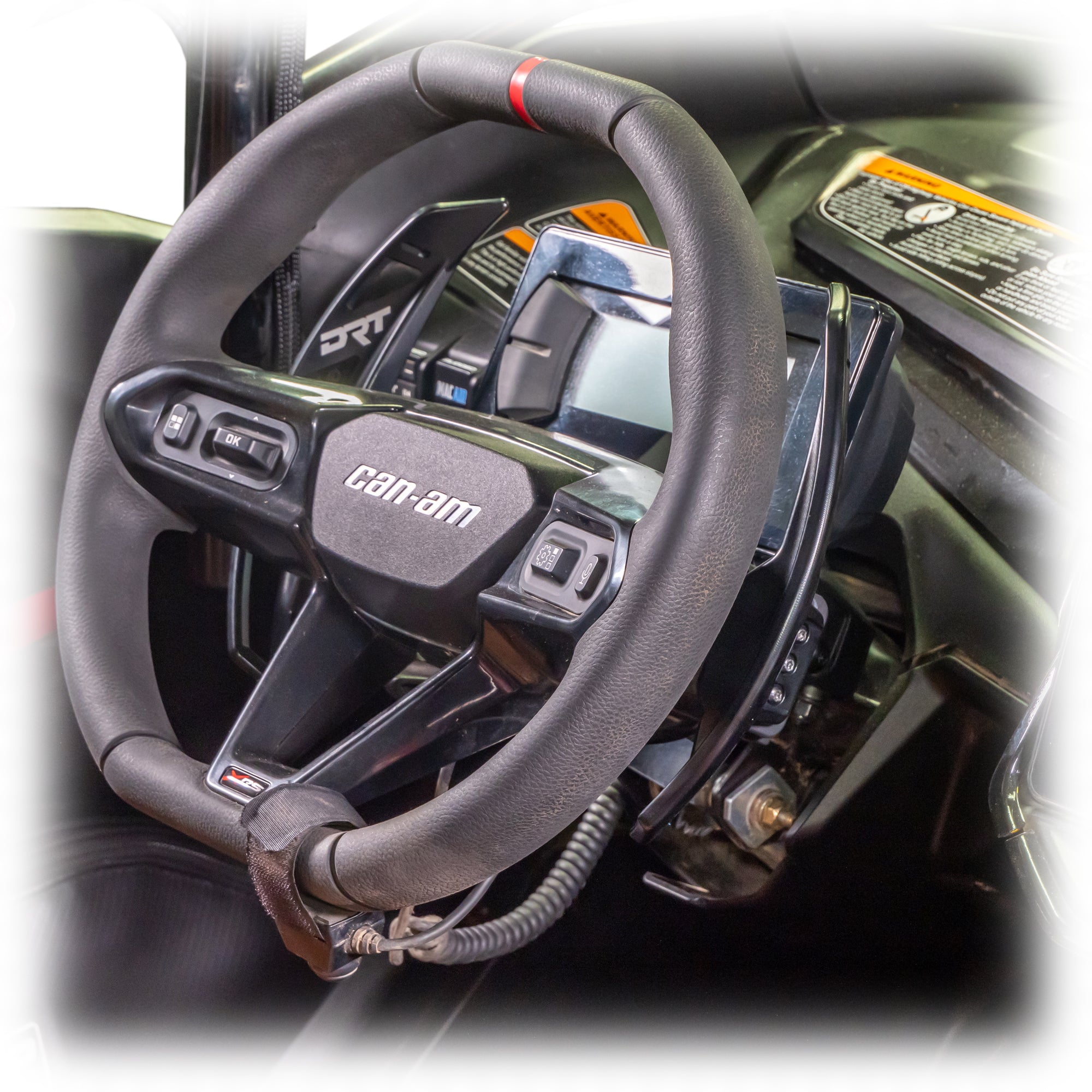 Photo of Can-Am 2024+ Maverick R Billet Paddle Shifters by DRT Motorsports - Premium for UTVs / Side by Sides