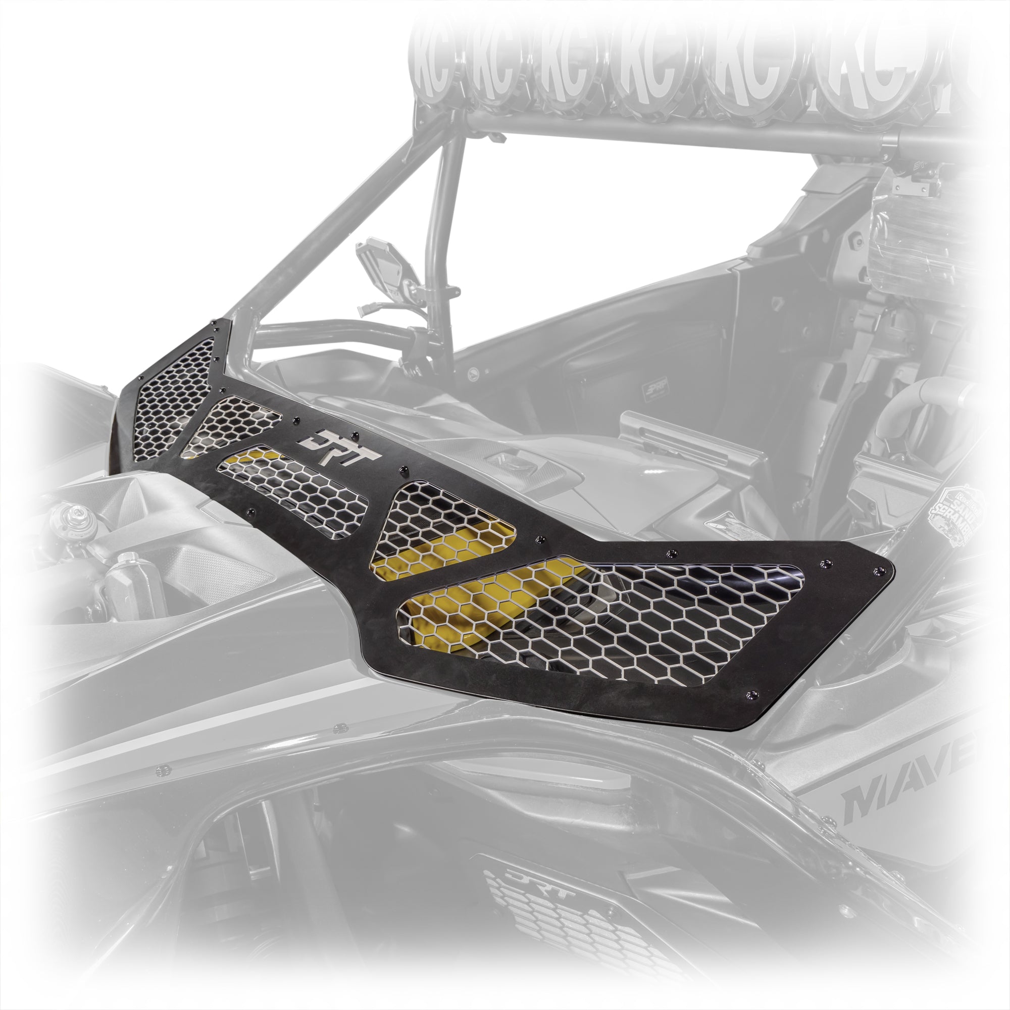 2024+ Can-Am Maverick R Half Windshield Wind Diffuser | DRT Motorsports