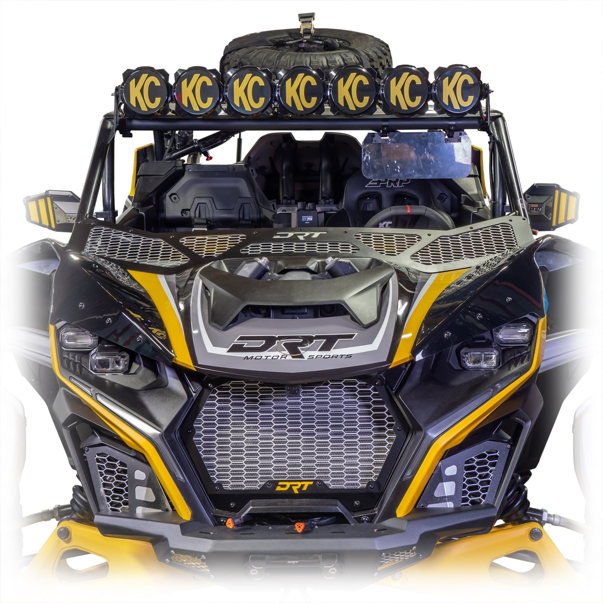 Photo of Can Am Maverick R Aluminum Wind Diffuser by DRT Motorsports - Premium Windshields for UTVs / Side by Sides