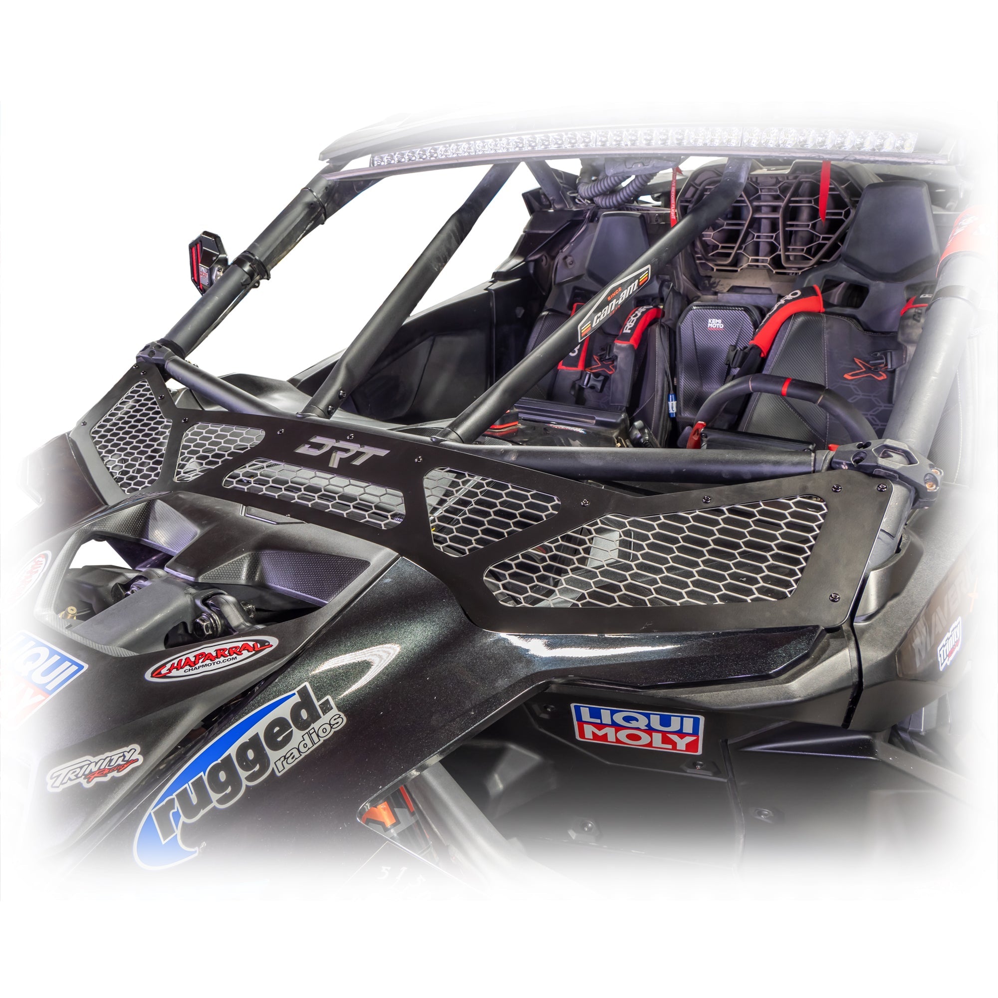2024+ Can-Am Maverick R Half Windshield Wind Diffuser | DRT Motorsports