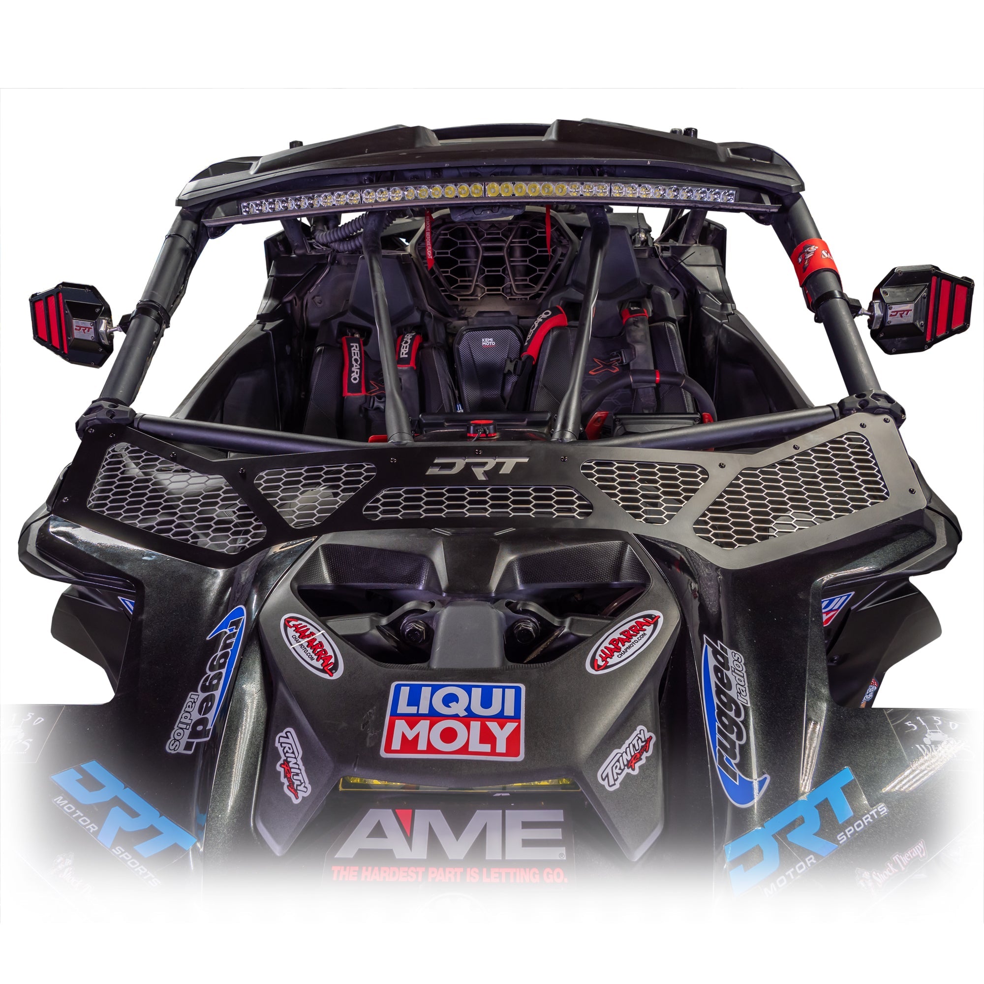 2024+ Can-Am Maverick R Half Windshield Wind Diffuser | DRT Motorsports