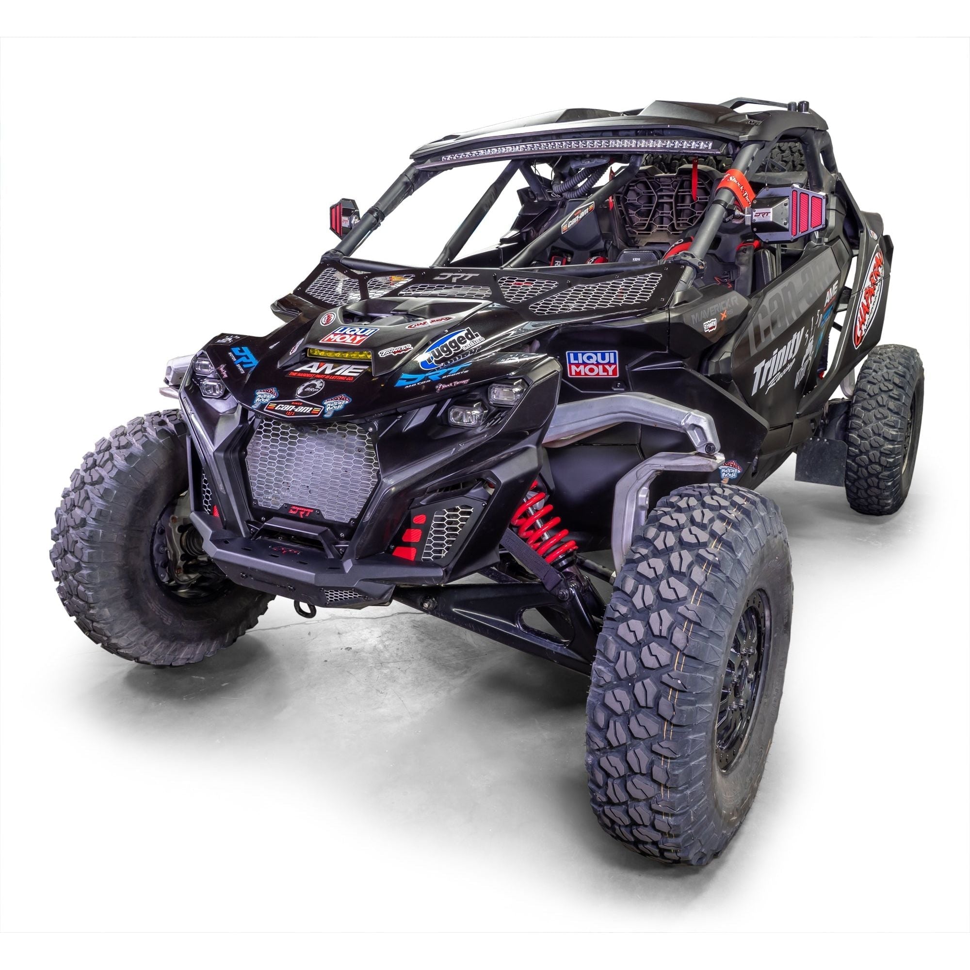 Photo of Can Am Maverick R Aluminum Wind Diffuser by DRT Motorsports - Premium Windshields for UTVs / Side by Sides