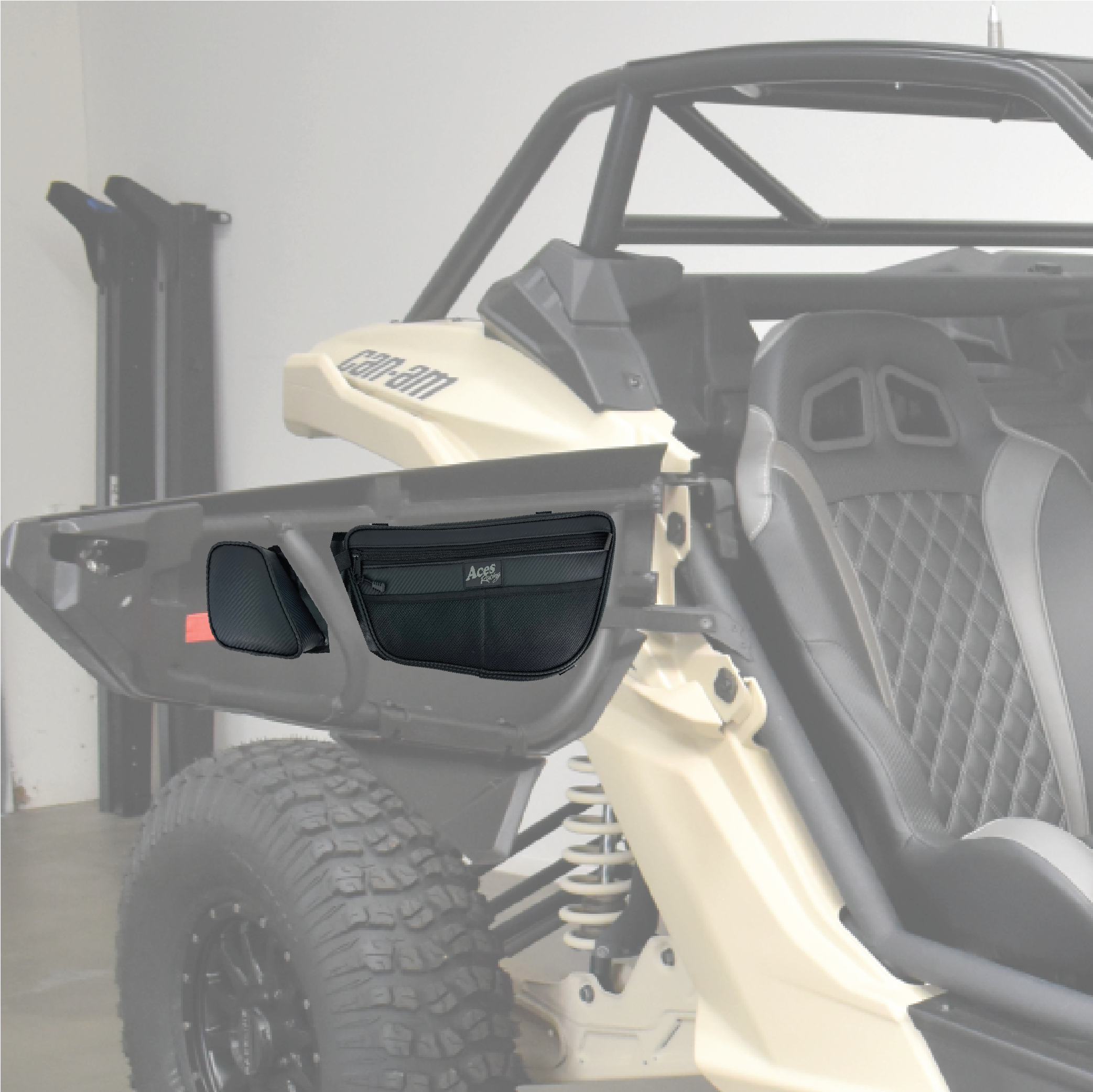 Photo of Aces Racing - Canam X3 Door Bags by Aces Racing - Premium for UTVs / Side by Sides