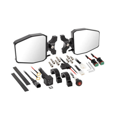 Photo of LED Side Mirrors by AJK Offroad - Premium for UTVs / Side by Sides