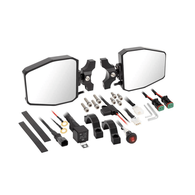 Photo of LED Side Mirrors by AJK Offroad - Premium for UTVs / Side by Sides