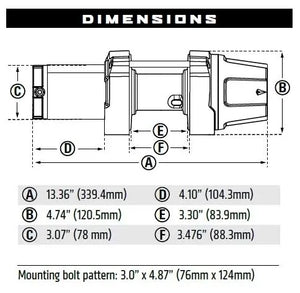 Warn VRX 3500 LBS Winch